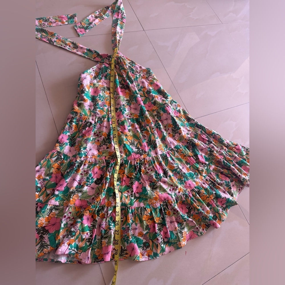 Copper Key Floral Printed
Tiered Halter Dress | Dillard's size small - Picture 16 of 16